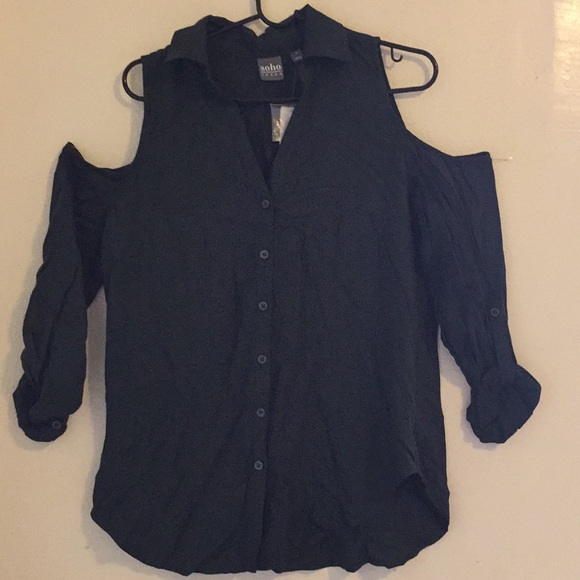 NY&C Medium Green Top, open shoulder👠👛👗 - Picture 7 of 9